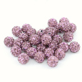 Hot vente mode vrac à coudre Shamballa Perles Spacer perles pour bricolage taille 4mm-18mm, IB00114 - Lt.rose